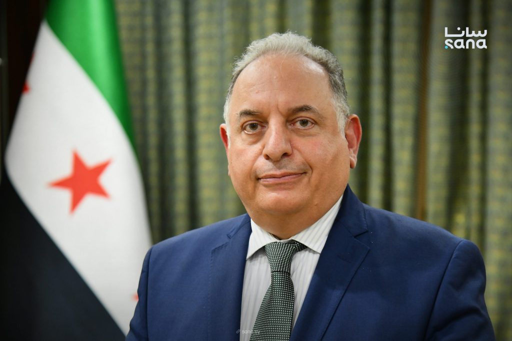 صورة أرشيفية لوزير المالية السوري محمد يسر برنية، المصدر وكالة سانا